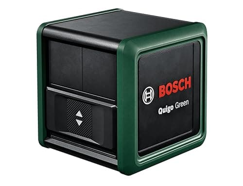 Petit laser lignes vert Bosch Quigo Green avec sa pince universelle MM 2 et sa plaque d'adaptation