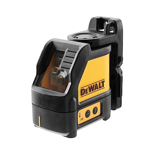 Laser croix autonivelant DEWALT DW088CG à faisceau vert, avec support de rotation magnétique et raccord trépied 1/4 pouce