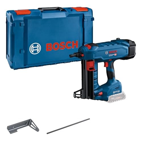 Cloueur à béton sans fil Bosch Professional GNB 18V-38, moteur BITURBO sans balais, pour la fixation directe de rails métalliques