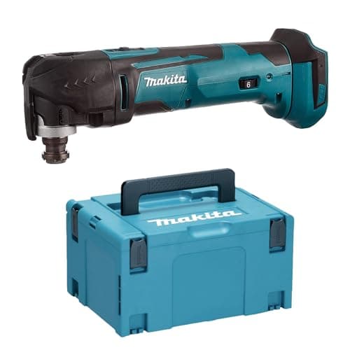 Outil multifonction oscillant Makita DTM51ZJ 18 V LXT bleu et noir, machine nue livrée en coffret MAKPAC