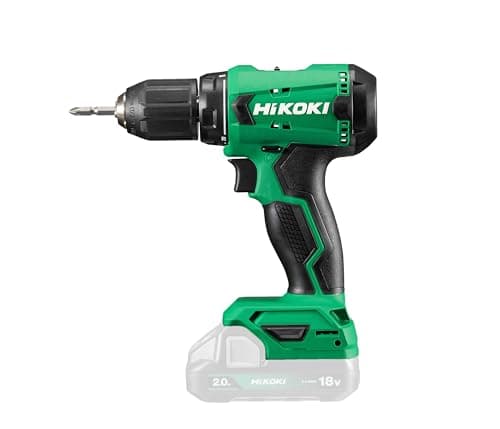 Perceuse-visseuse sans fil HiKOKI 18 V avec mandrin autoserrant 13 mm et bague de couple à vingt crans
