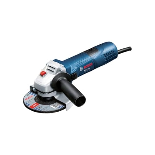 Petite meuleuse d'angle filaire Bosch Professional GWS 7-125 à tête plate et poignée fine