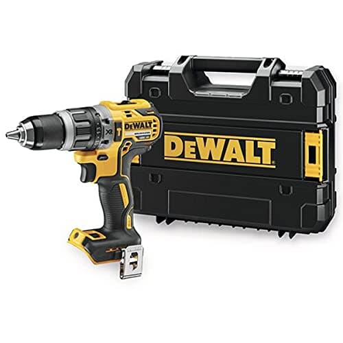 Perceuse-visseuse à percussion DEWALT DCD796 XR 18 V brushless, mandrin métallique de 13 mm et bague de sélection des trois modes, livrée en coffret TSTAK sans batterie